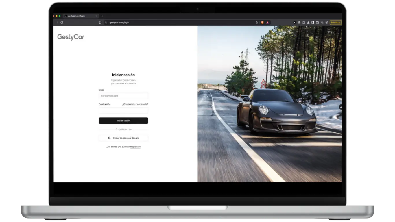 Dashboard de GestyCar - Software de gestión para concesionarios